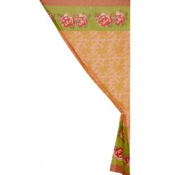 Dining & Tabletop Lisa Corti Panel In Double Peonia Acid Green 110cm X 240cm