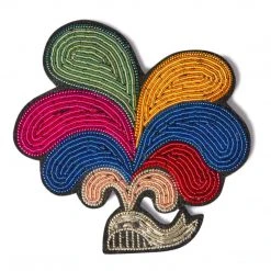 Macon & Lesquoy Colored Whale Water Jets Pin