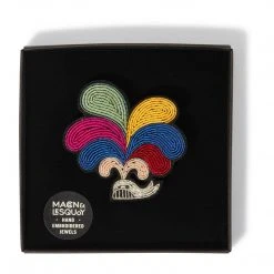 Macon & Lesquoy Colored Whale Water Jets Pin