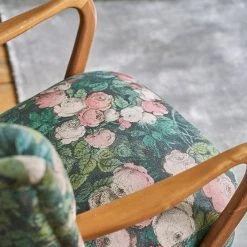 Designers Guild Rose Mosaic Forest Fabric Fabrics