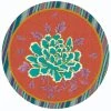 Lisa Corti Set Of 6 Masonite Placemats In Crimson Rust
