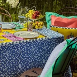 Lisa Corti Panel In Tiles Yellow 220cm X 350cm Dining & Tabletop