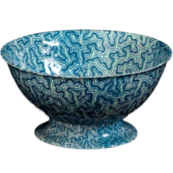 John Derian X ADV Blue Coral Salad Bowl Dining & Tabletop