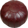 John Derian Company Inc Moroccan Poufs - Burgundy