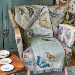Designers Guild Mirrored Butterflies Sky Throw