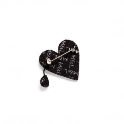 Macon & Lesquoy Pins, Barettes And Iron-On Patches Broken Heart Pin