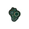 Macon & Lesquoy Pins, Barettes And Iron-On Patches Slice Of Malachite Pin
