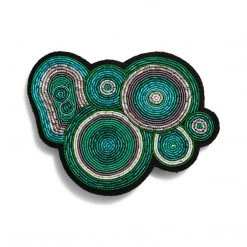 Macon & Lesquoy Pins, Barettes And Iron-On Patches Slice Of Malachite Pin