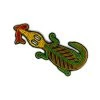 Macon & Lesquoy Fishing Crocodile Pin Pins, Barettes And Iron-On Patches