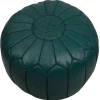 John Derian Company Inc Moroccan Poufs - Dark Green