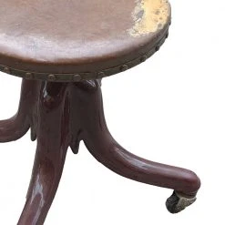 Vintage Antique Rolling Desk Chair Vintage & Antiques