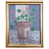 Hugo Guinness Flowerpot On Tablecloth Art & Objects