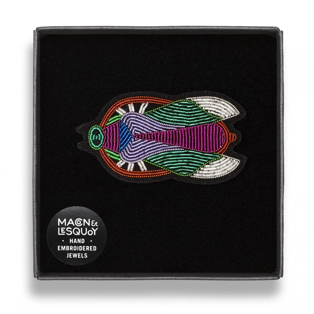 Macon & Lesquoy Pins, Barettes And Iron-On Patches Large Multicolored Bug Pin 4 Macon & Lesquoy Pins, Barettes And Iron-On Patches Large Multicolored Bug Pin