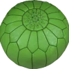 John Derian Company Inc Furniture & Lighting Moroccan Poufs - Light Green