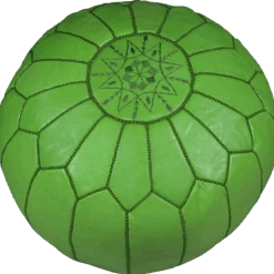 John Derian Company Inc Furniture & Lighting Moroccan Poufs - Light Green
