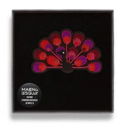 Macon & Lesquoy Pins, Barettes And Iron-On Patches Peacock Pin