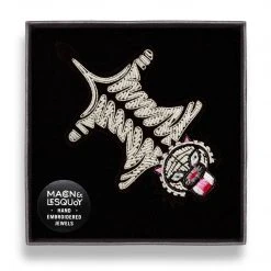 Macon & Lesquoy Pins, Barettes And Iron-On Patches Tiger Skin Pin