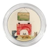 John Derian 4" Coasters Stamp Scenes 3- FINAL SALE