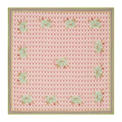 Lisa Corti Panel In Veranda Magenta Pink Linen 180 X 180cm