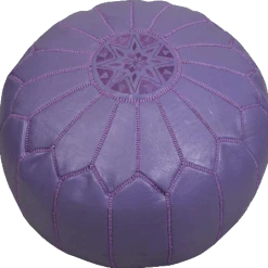John Derian Company Inc Furniture & Lighting Moroccan Poufs - Violet